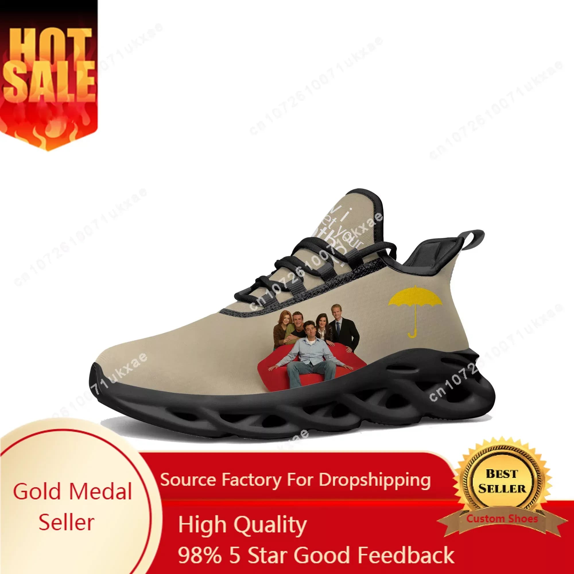 Intervention How I Met Your Mother Flats Sneakers Mens Womens Sports Shoes Sneaker Lace Up Mesh Footwear custom made Shoe