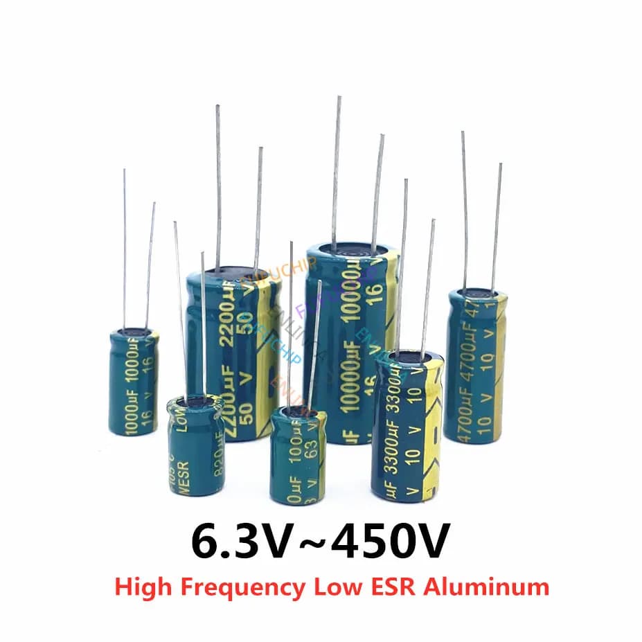 2-50pcs 10V 16V 25V 35V 50V High Frequency Low ESR Aluminum Capacitor 100UF 220UF 330UF 470UF 680UF 1000UF 1500UF 2200UF 3300UF