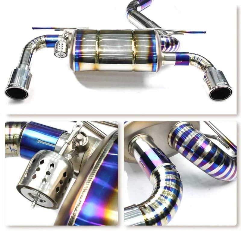 Stainless Steel Catback Exhaust Pipe for BMW Titanium Alloy Exhaust Pipe High Performance 320i 328i 330i F30 F35 N20 B48 G20