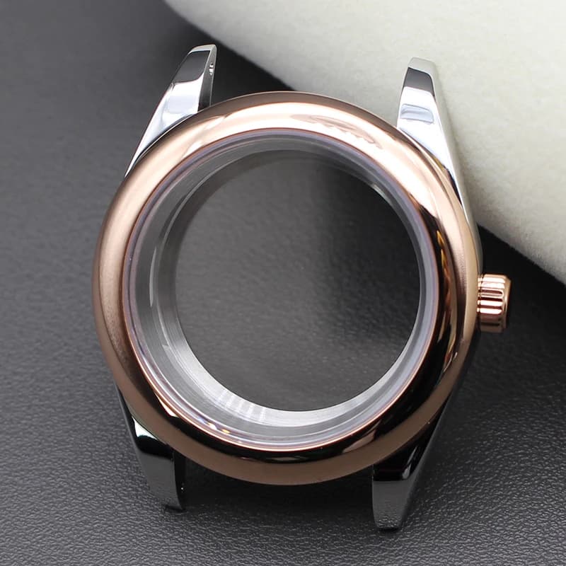 36mm 40mm Rose Gold Cases Ms. Watches Parts For Seiko NH34 NH35 NH36 NH38 Miyota 8215 Movement 28.5mm Dial Oyster Perpetual