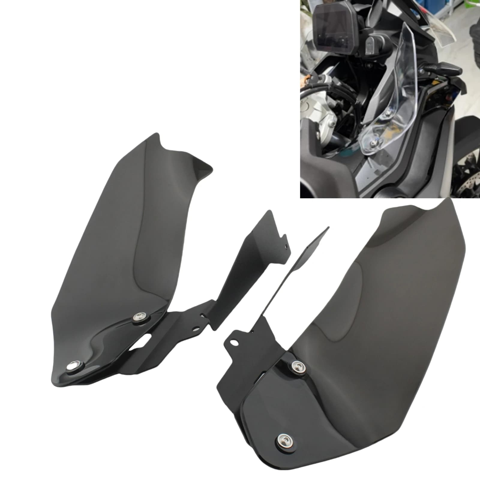 Motorcycle Windshield Side Windscreens Wind Deflector Cover For BMW F750GS F850GS 2018-2023