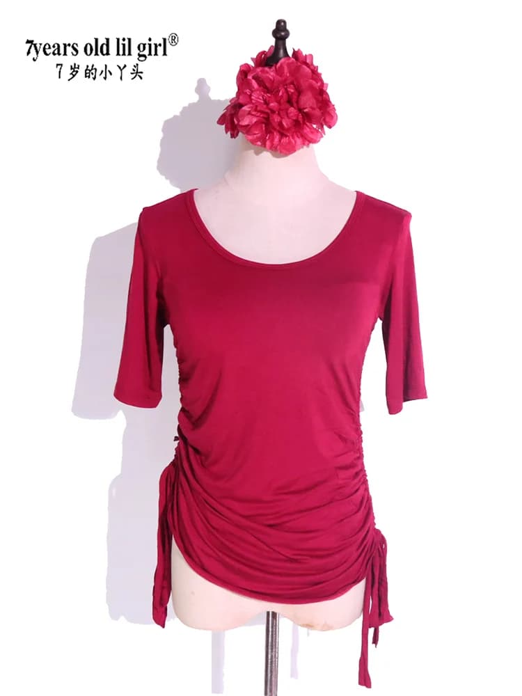 Belly Dance  Modal Cotton Top Long Sleeve Oriental Professional Bellydance Shirts Women Practice Clothes GTT10