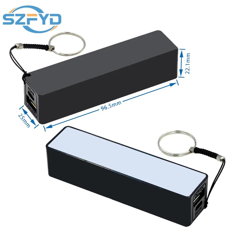 USB Power Bank Case Kit 18650 Battery Charger DIY Box Shell Kit Black For Arduino molewei