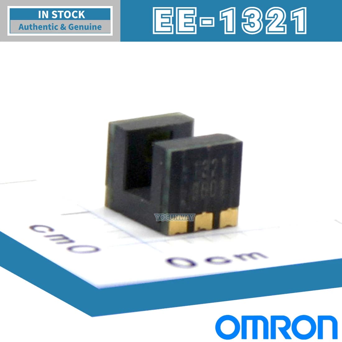 New Authentic Original Japan OMRON EE-SX1321 Transmissive Photoelectric Optical-Electronics Photo Microsensor