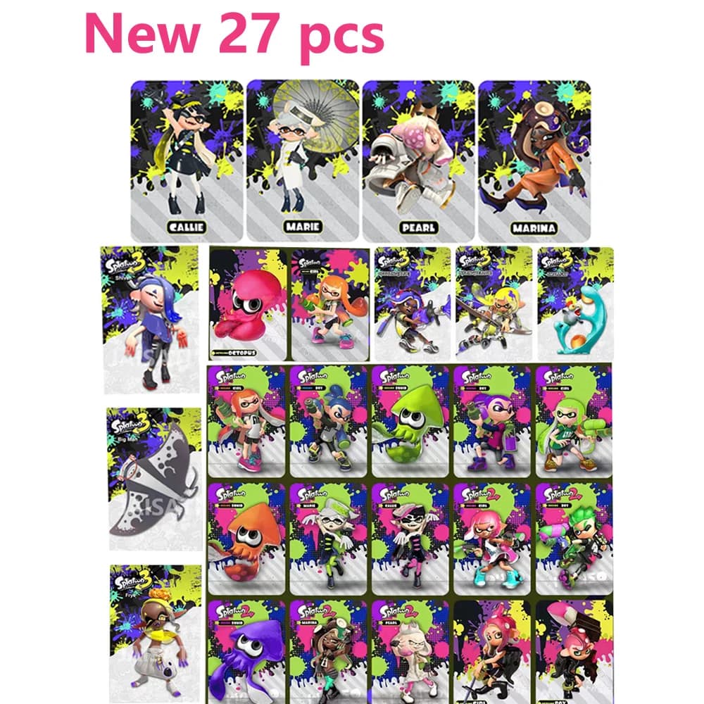 New Pearl Marina Callie Marie card Splatoons 3 card Splatoons ns switch NFC rfid card Splatoons 1 - 3 Linkage