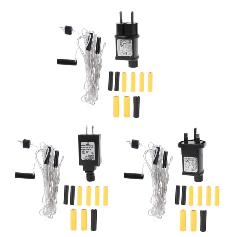 3-in-1 AA AAA Eliminators with Power Plug Replacement Batteries