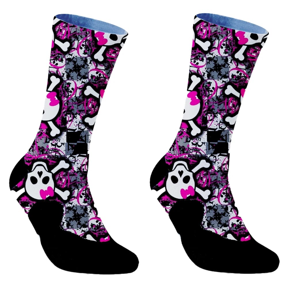 Funny Socks Women Men Fashion Printing Crew Socks Cute Football Basketball Running Sports Socks Couple cycling socksy