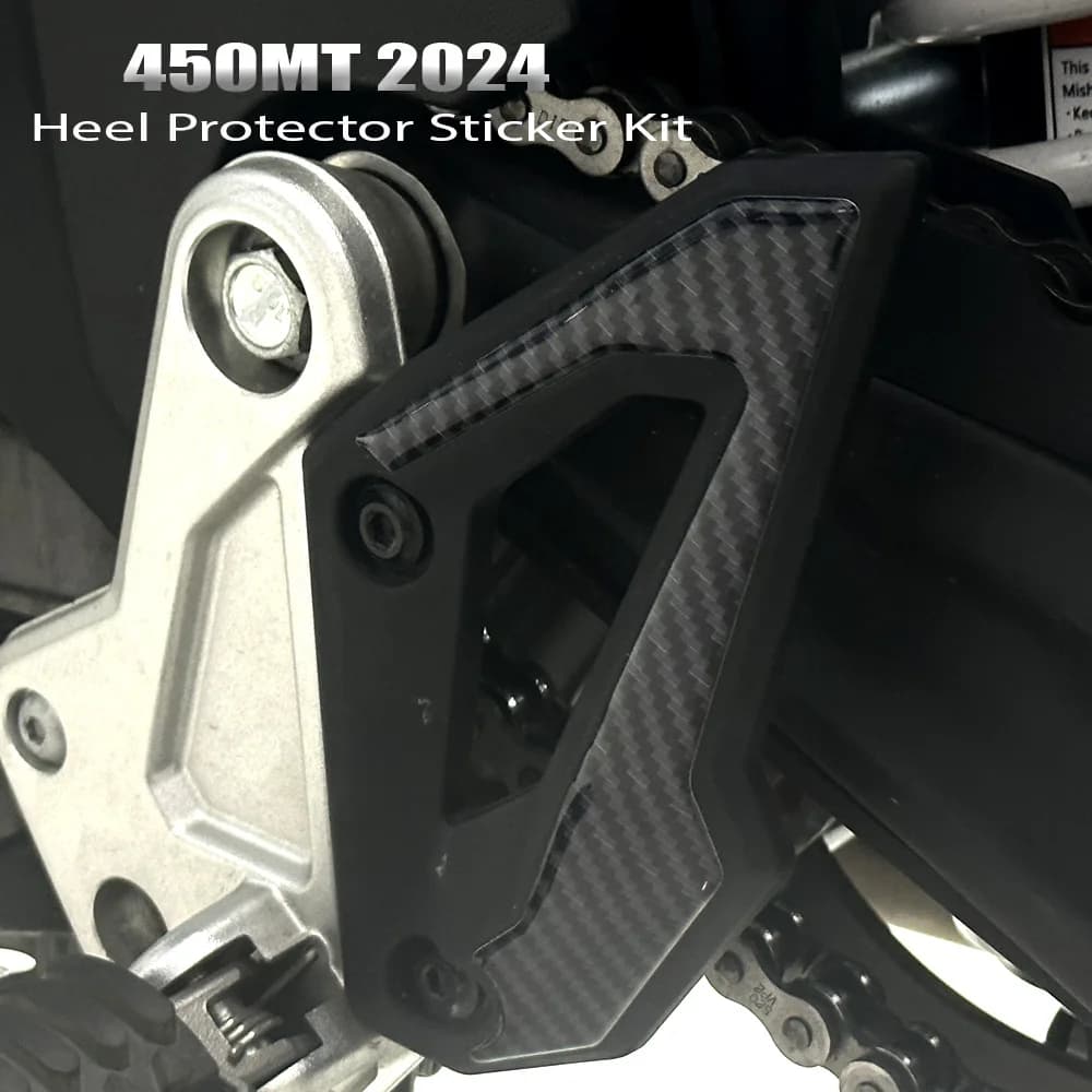 3D Decal Motorcycle Decal Decoration Kit Accessories 3D Stickers For CF MOTO 450 MT 450MT MT450 2024 Heel Protection