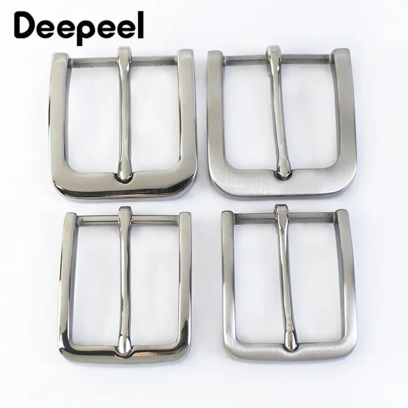 1Pc Deepeel 35/40mm Stainless Steel Mens Belt Pin Buckle for 33/38cm Leather Belts Jeans Waistband Head Hardware Accessories