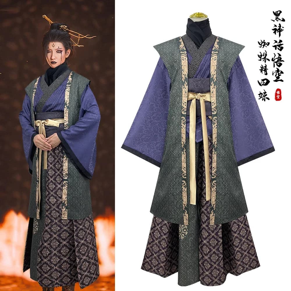 Halloween Costume Black Myth Wukong Spider Sisters Cosplay Costume