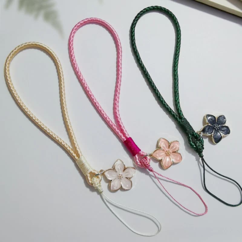 Fresh Art Love Mobile Phone Chain Short Mobile Phone Case Universal Wrist Hand-woven Antique Mobile Phone Lanyard  Wrist Strap
