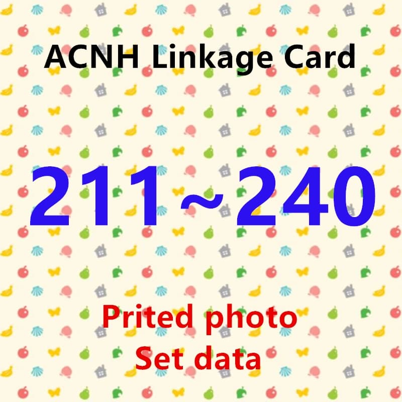 (211 to 240) ACNH NTAG215 NFC Printing Card Work for NS Games Series 3 Standard Card