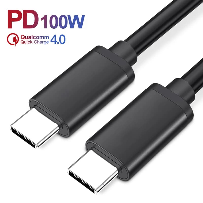100W USB C to Type C Cable C to C USB C PD Fast Charging Charger Wire Cord For Samsung Xiaomi Redmi Oneplus iPhone USB C Cable