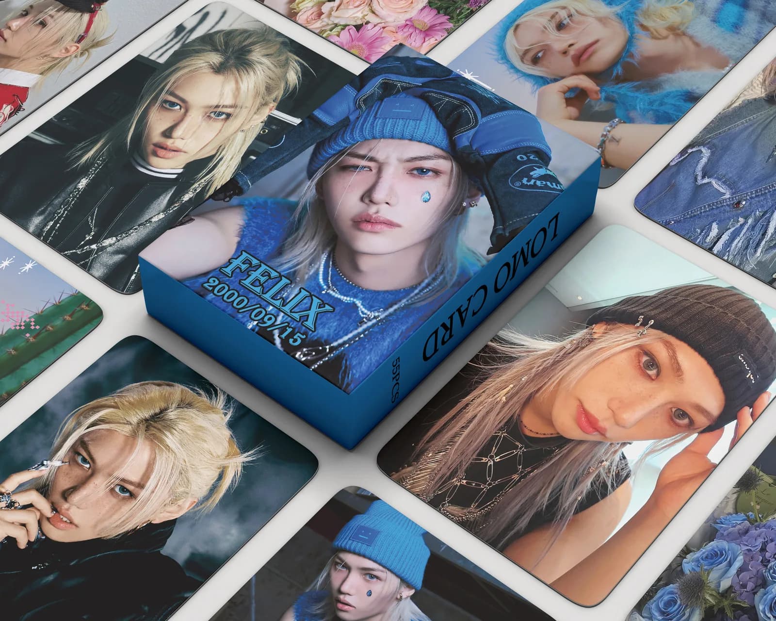 55Pcs/Set Kpop New Ablum ATE Lomo Card Felix Photo Print Pictures Photocard Fans Collection Postcards Gifts