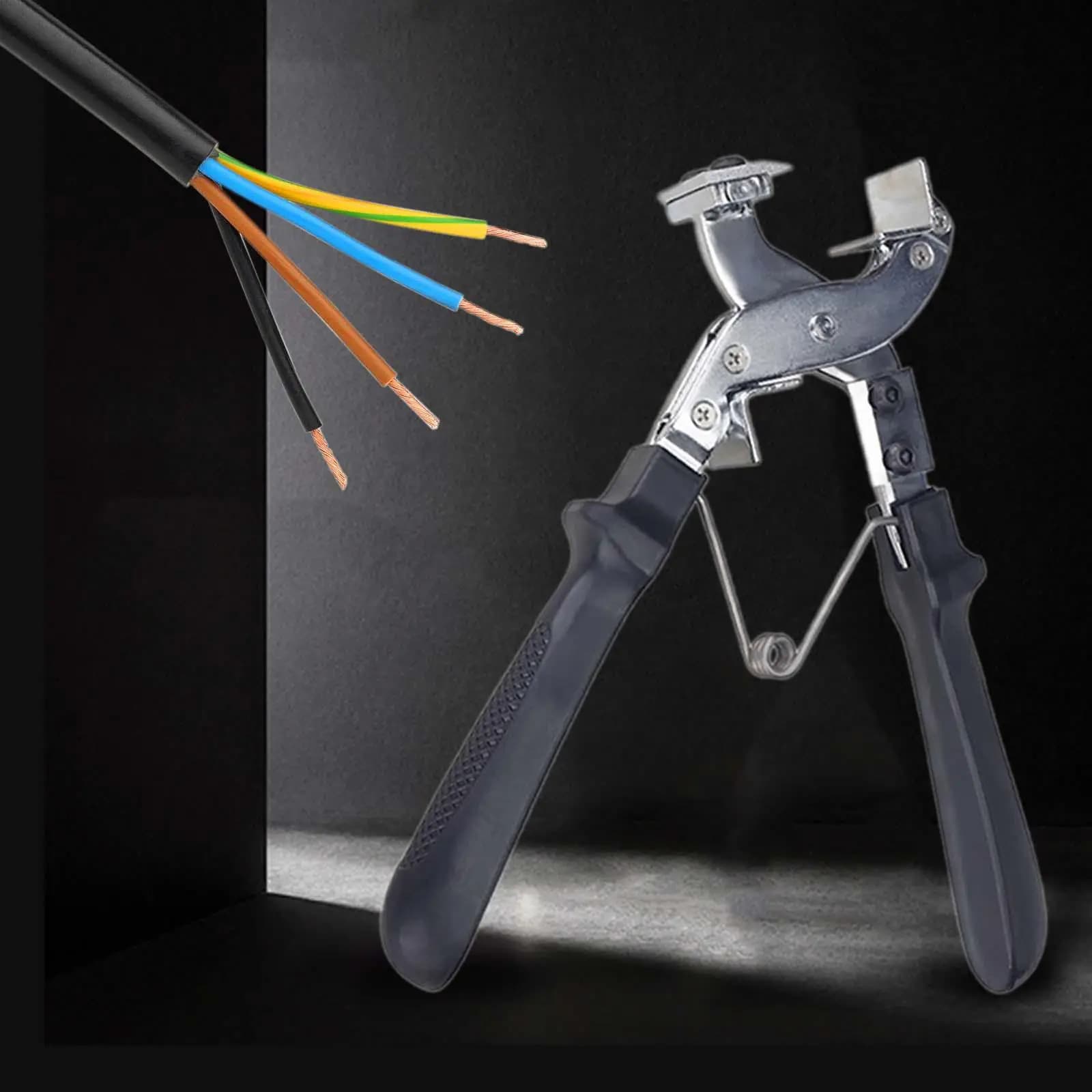 Multifunction Wire Stripper for 15-30mm Wire Hand Tool Lightweight Cable Cutter