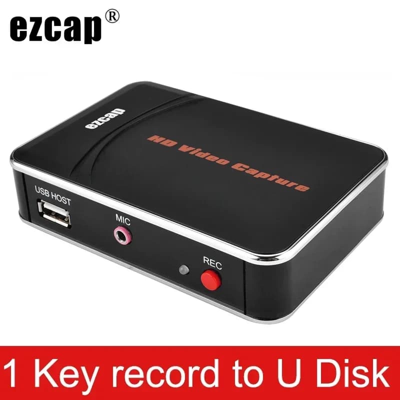 EZCAP 280HD HDMI Game Capture Card Video Record Box 1080P 30fps Game Recorder for Xbox PS3 PS4 MIC Input ,to USB Disk,no Need PC