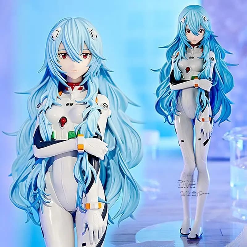 New Genesis Evangelion Figure EVA Ayanami Rei Asuka Two-Dimensional Model Chassis Desktop Ornament Gift Doll Toy