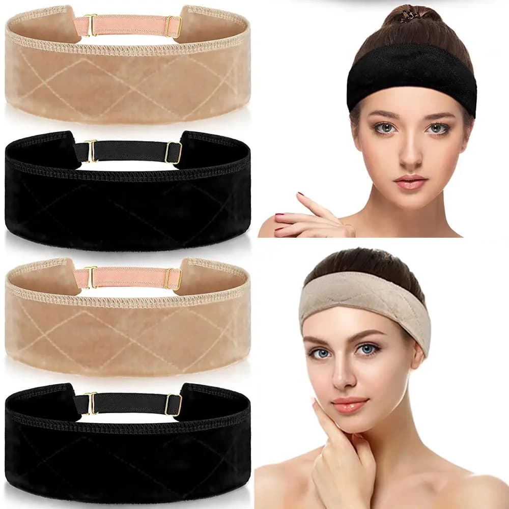 Velvet Wig Grip Headbands Adjustable wig grip band for Keeping Wigs in Place Elastic Hair Bands No Slip Hair Scarf  for Women