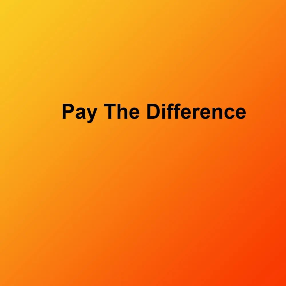 Price difference and resend dedicated link