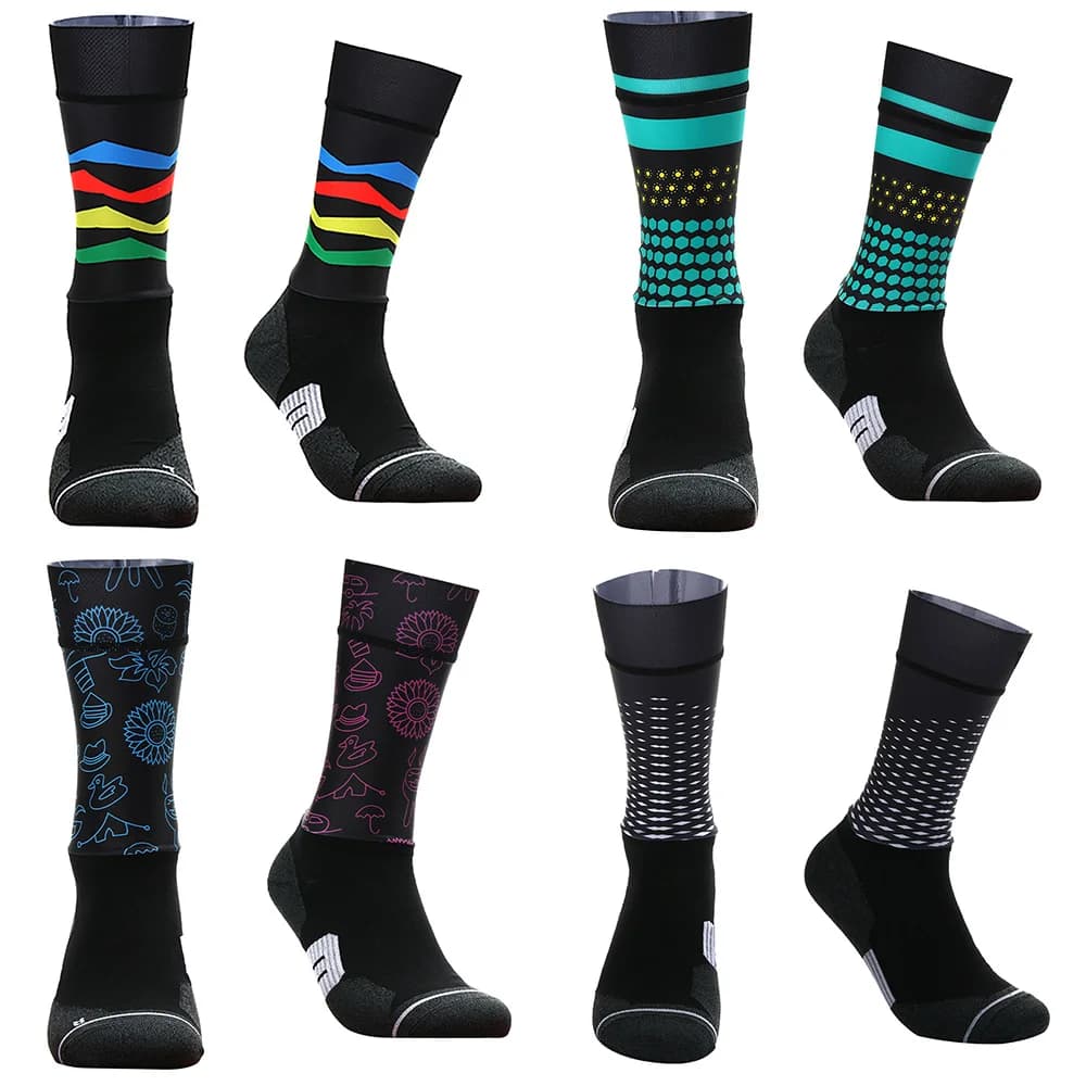 2023 New Compression Sport Sock Anti Slip Professional  Bike Socks Bicycle  Men And Women Sports Socks Racing Cycling Socks