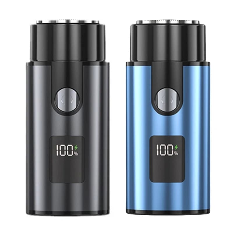 Electric Travel Shaver Man Pocket Washable Electronic Rechargeable Cordless Face Shaving Beard Trimmer Travel Shaver