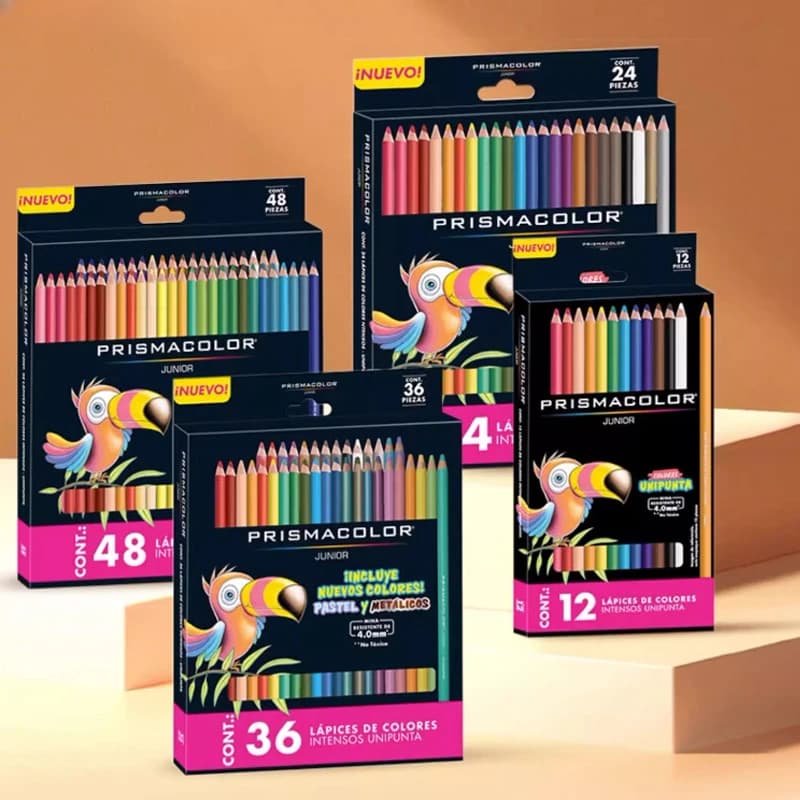 Prismacolor Junior 4.0mm 12/24/36/48 Colors Oil Colored Drawing Pencil Set Assorted Colors Pencils Premier Sketch Art Supplies