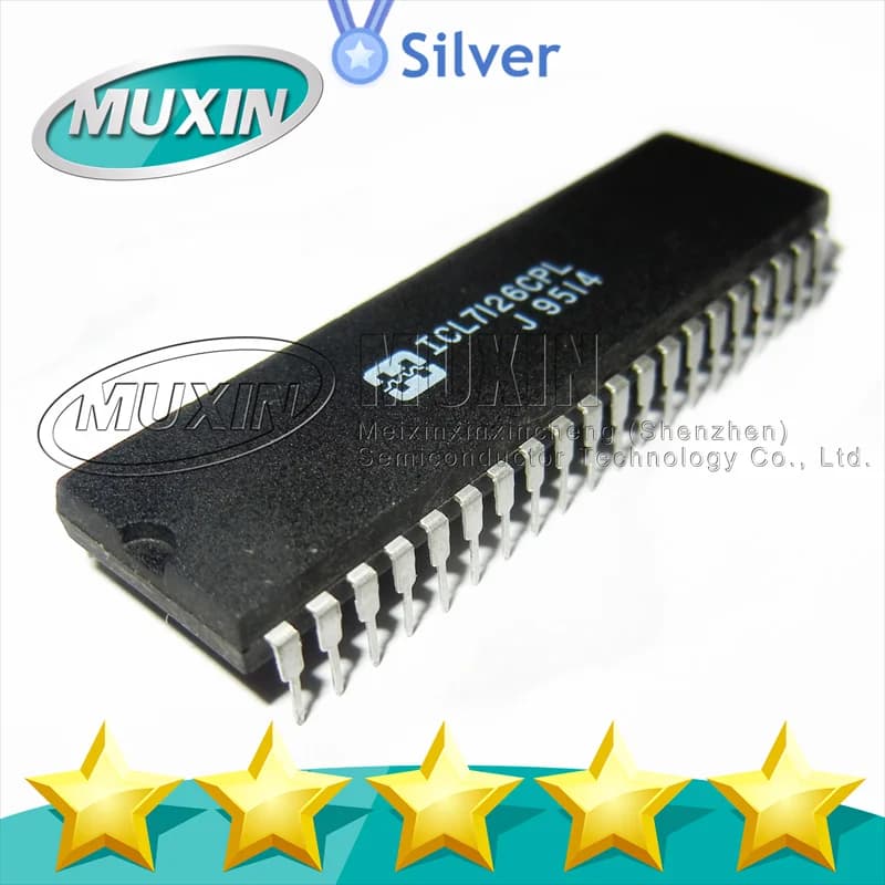 ICL7126CPL DIP40 Electronic Components ICL7126CPLZ ICL7129CPL ICL7136CPLZ ICM7211AIPL ICM7211AMIPLZ New Original ICM7212AMIPL