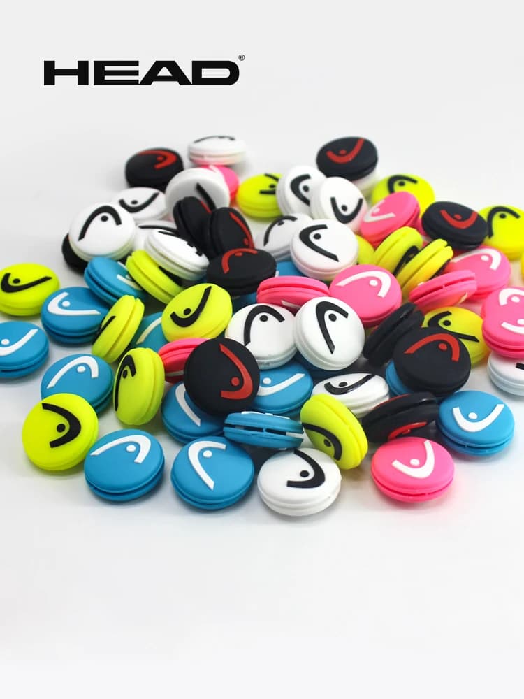 2pcs/lot HEAD Circular Tennis Racket Shock Absorber Vibration Dampeners Silicone Durable PRO DAMP JAR Tennis Accessories