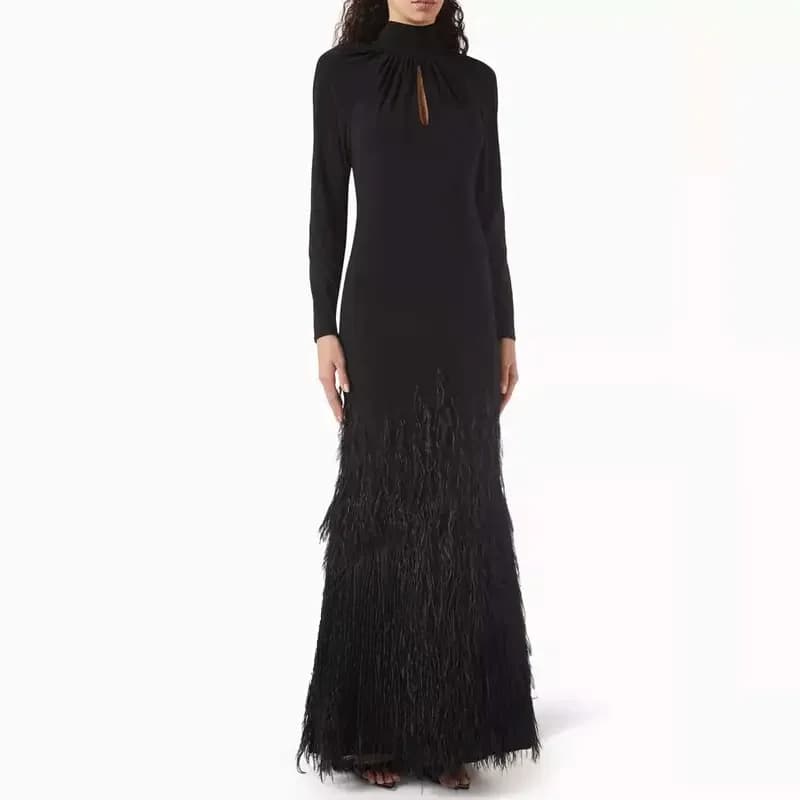 Dress Luxury Birthday Evening Dress Ankle Length Full Sleeves Summer Elegant Wedding Party Gowns For Women Arab 2024 customized