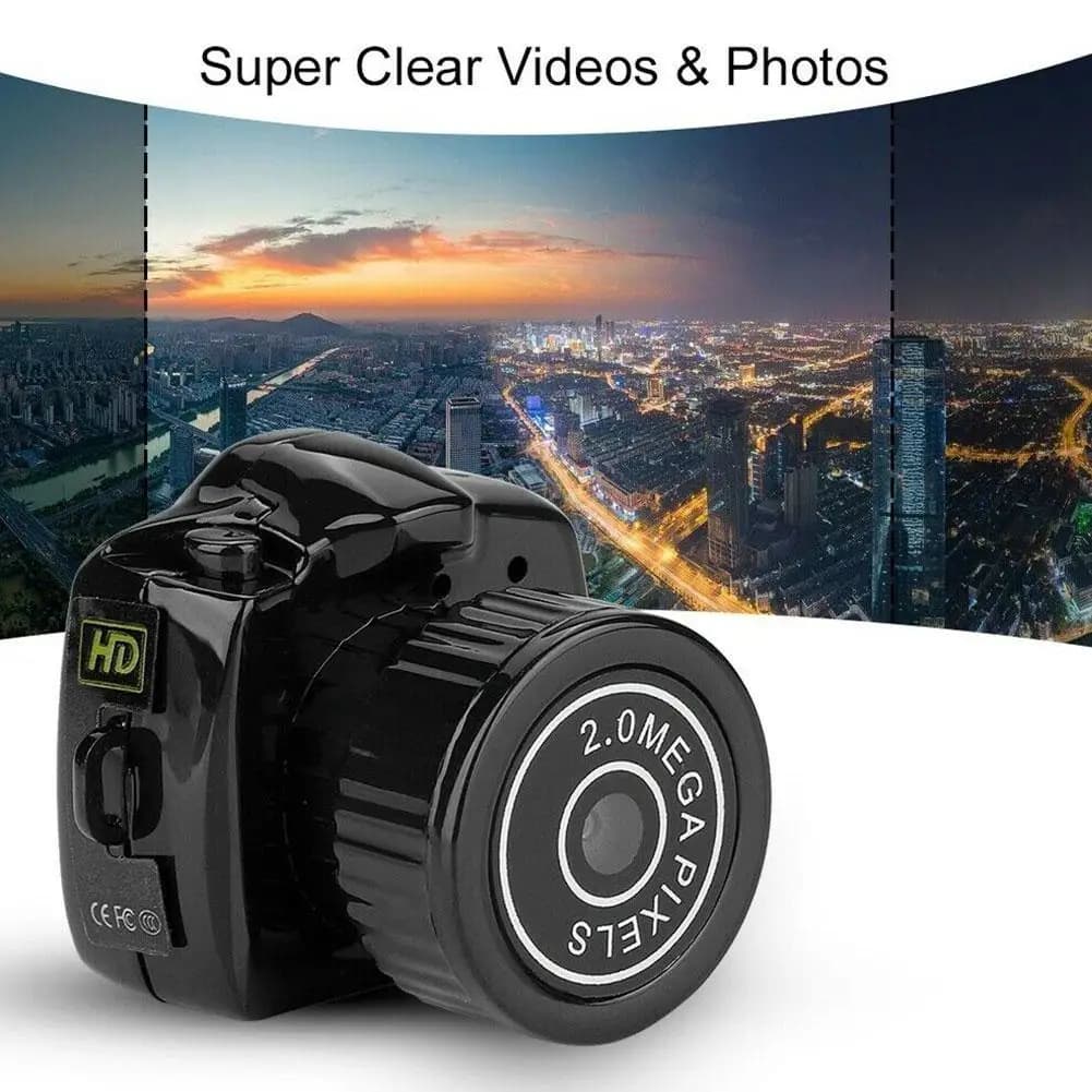 Mini Camera Integrated Miniature Outdoor Sports Video Integrated Security Recorder Portable Camcorder Aerial Compact Camera Y5R4