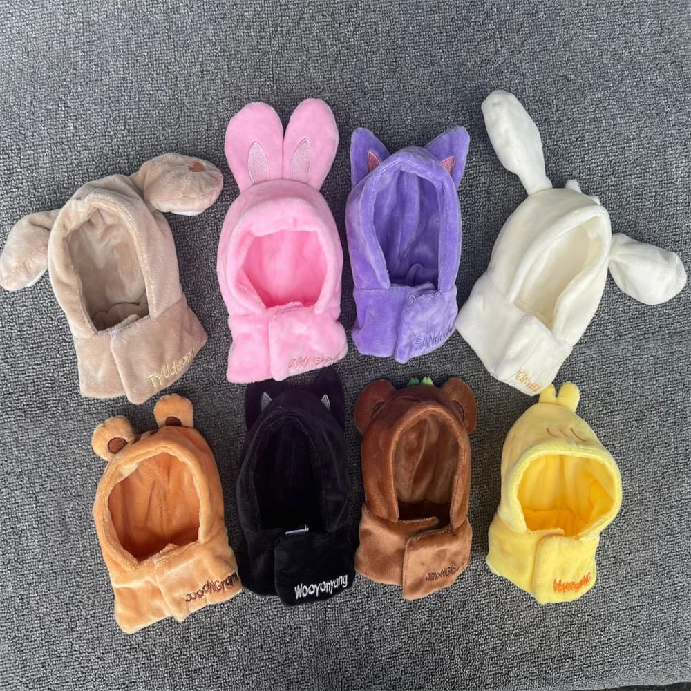 Kpop ATEEZ ANITEEZ Lightstick Plush Lamps Shade Cartoon Cute Plush Protective Decoration Hongjoong Wooyoung Seonghwa Fans Gifts