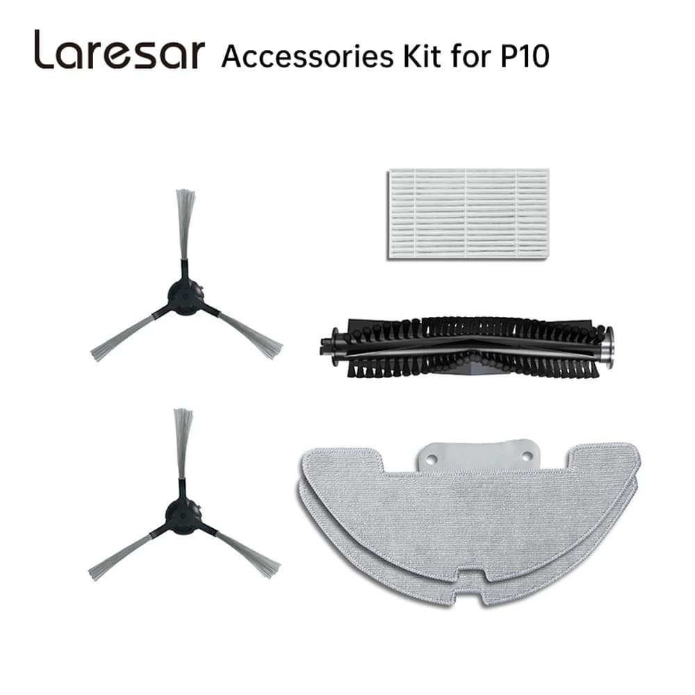 For Laresar P10 / Airzeen J10 Robot Vacuum Cleaner Accessories Kit Official Replacement Spare Part Consumables