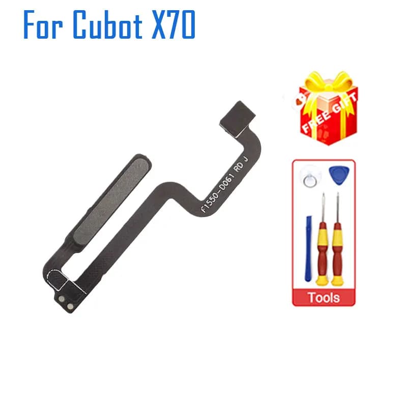 New Original Cubot X70 Fingerprint Button Sensor Cable flex FPC Accessories For CUBOT X70 Smart Phone