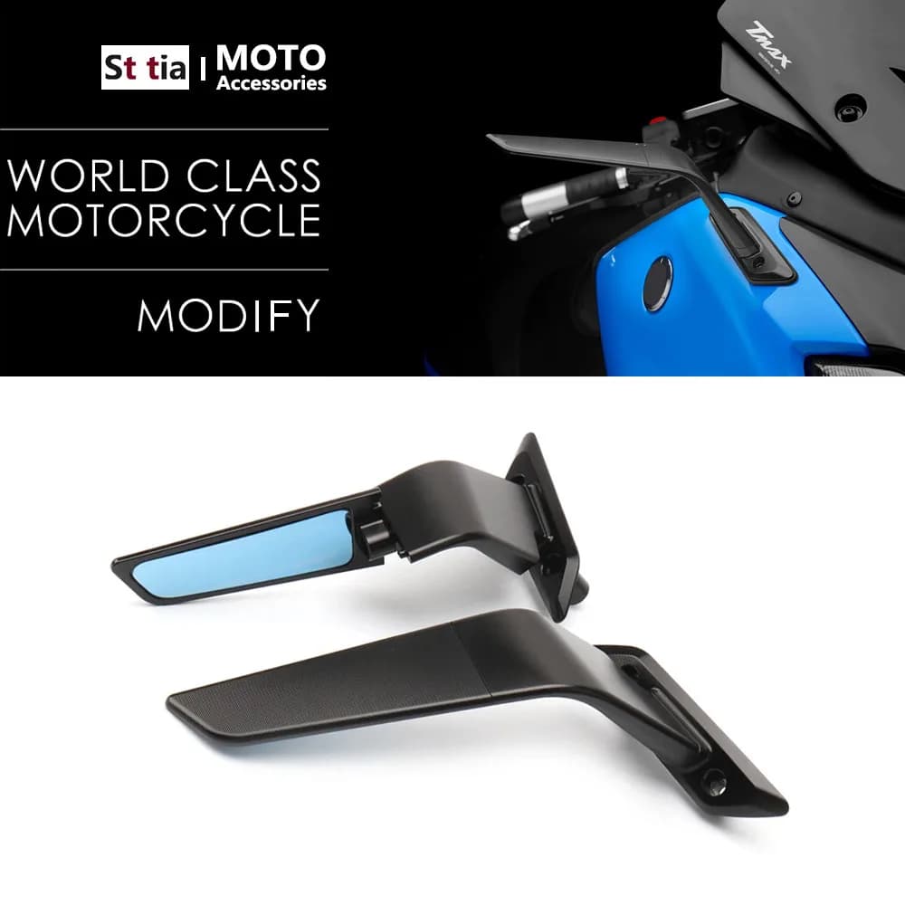 For YAMAHA T-MAX560 T-MAX 560 TMAX560 New Motorcycle Rear View Mirrors Adjustable Aluminum Mirror Accessories TMAX 560 2022-2024