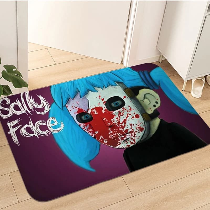 Foot Mat S-Sally Face Carpet for Bedroom Custom Living Room Bathroom Rug Toilet House Interior Entrance Mat Home Decorations