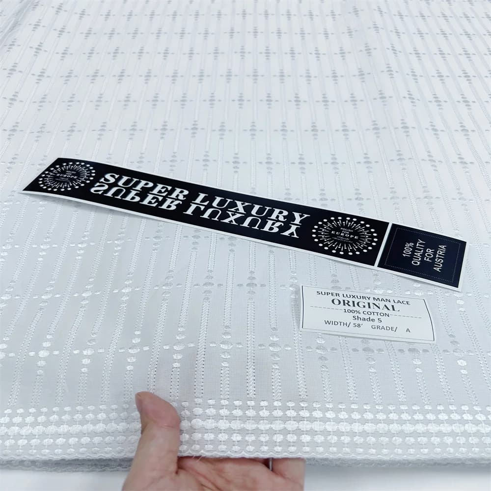 2024 New African Nigerian French High Quality 2024 Hot Sale Polish Swiss Lace Fabric Bride Groom Party Wedding Embroiderg Dress