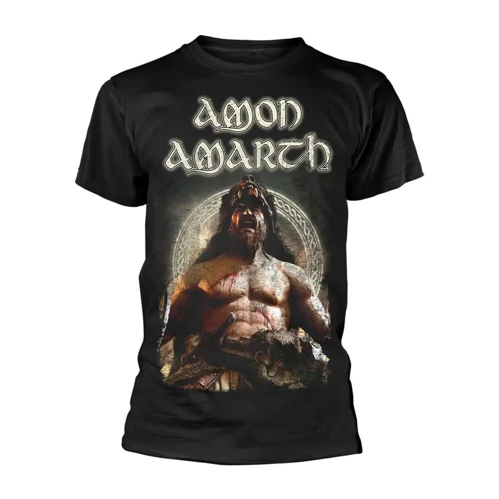 AMON AMARTH BERSERKER BLACK T Shirt Large
