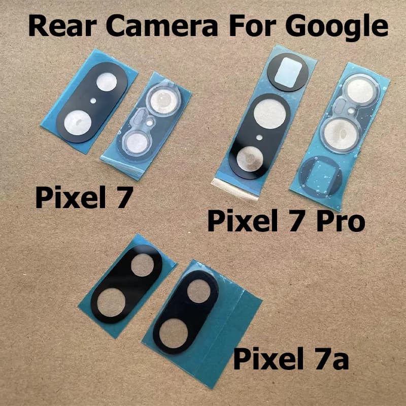 Rear Back Camera Glass Lens Cover For Google Pixel 7 Pro With Glue Adhesive Sticker Replacement Parts For Pixel 7a