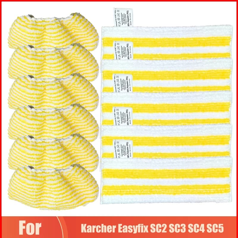 For Karcher Easyfix SC2 SC3 SC4 SC5 Handheld Vacuum Cleaner Replacement Microfiber Cleaning Cloth Mop Pad Cover Steam Mop Parts