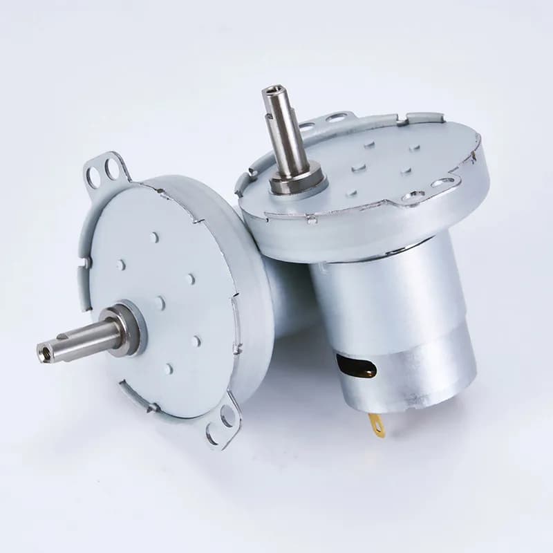 JS50 Micro Reduction DC Motor DC12-24V Deceleration Gear Motors 12000 rpm 5A For Pet Feeder Oil Valve