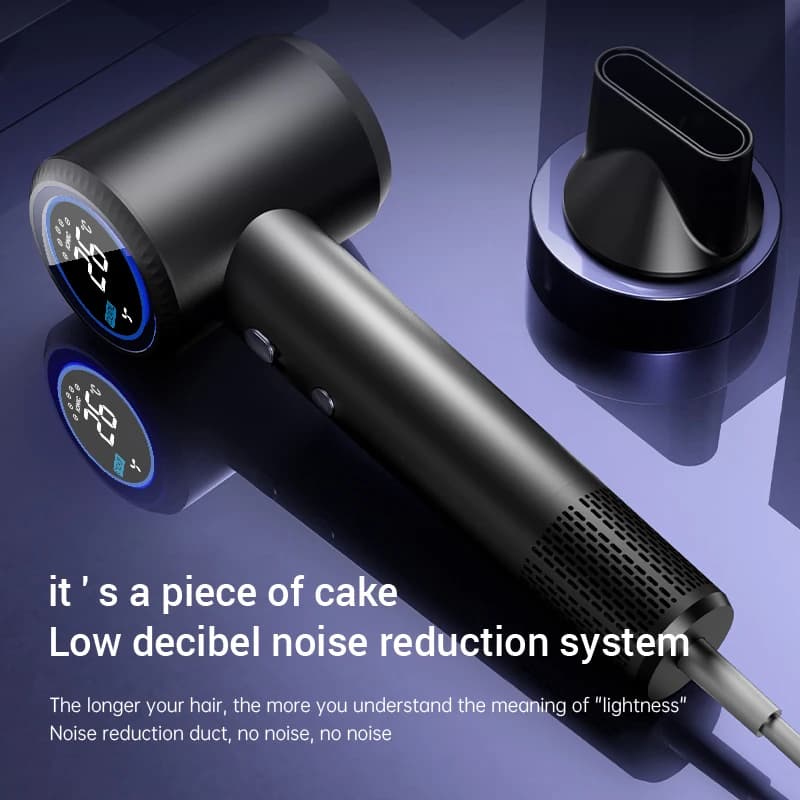 Smart Digital Display with High-Speed Wind Rotation, Intelligent Temp Control Protection & Multi-Level Wind/Temp