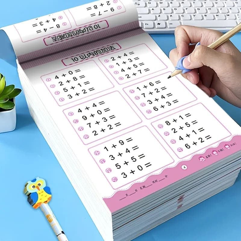 Daily Math Practice Manual for Children Under 100- Addition and Subtraction Exercises - Children's Education Tools