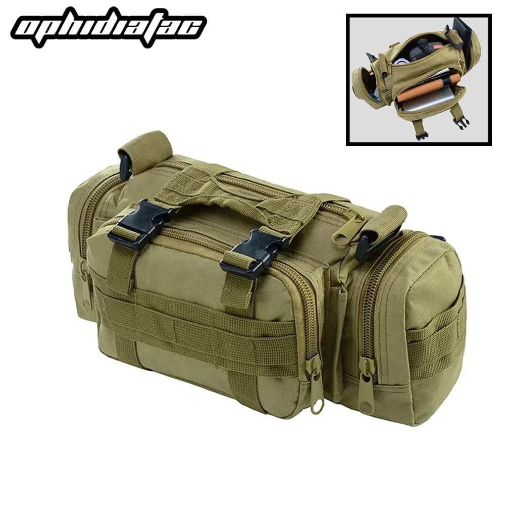 OPHIDIAN Outdoor Hunting Backpack Single Compartment Bag Molle Camping Mountaineering Bag 3P Chest Bag