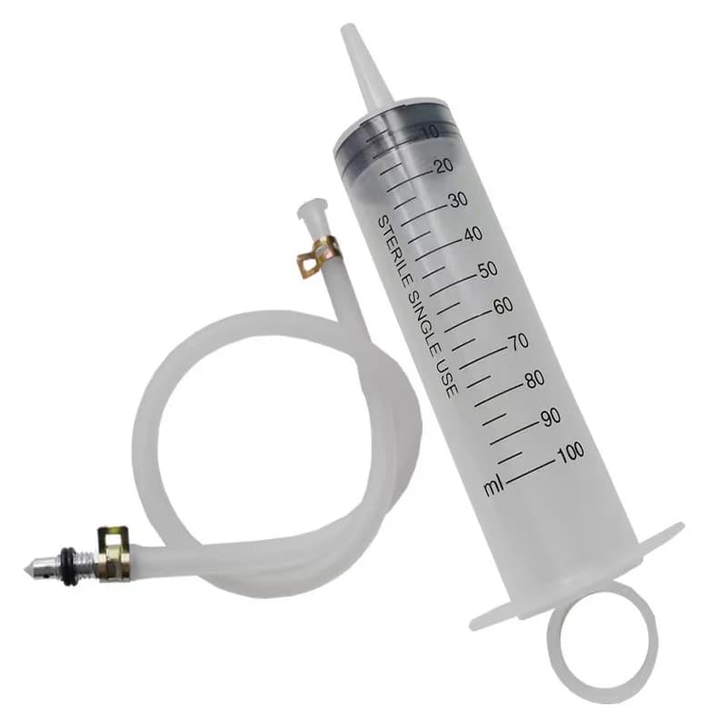 Motorcycle Bleed Kit Brake Caliper Gas Bleed Syringe Tool For Hydraulic Disc Brake Universal For Honda Yamaha Kawasaki Suzuki