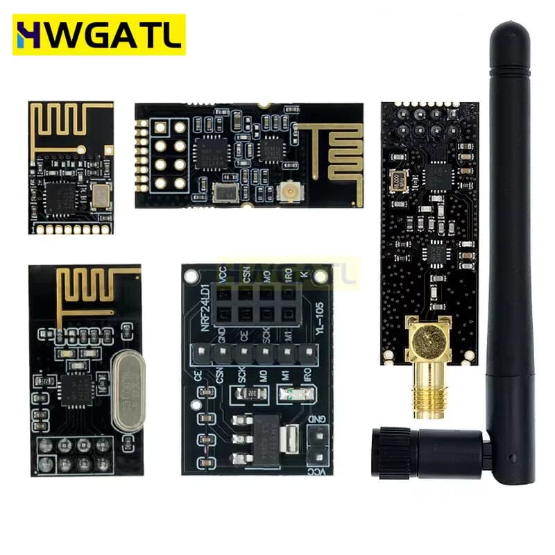 NRF24L01+ 2.4G wireless data transmission module 2.4GHz NRF24L01 upgrade version NRF24L01+PA+LNA 1000 Meters GT24 For Arduino