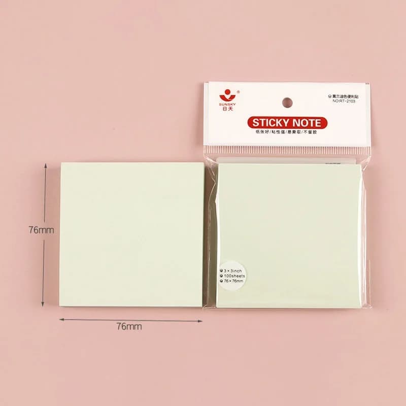 Morandi Sticky Notes Pastel Colored Memo Pads Index Tabs for Students School Office Stationery Removable Adhesive Notes