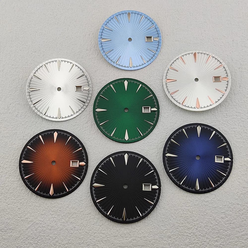 nh35 dial 35mm watch dial fashionable with a variety of colors suitable for men's watch NH35 movement