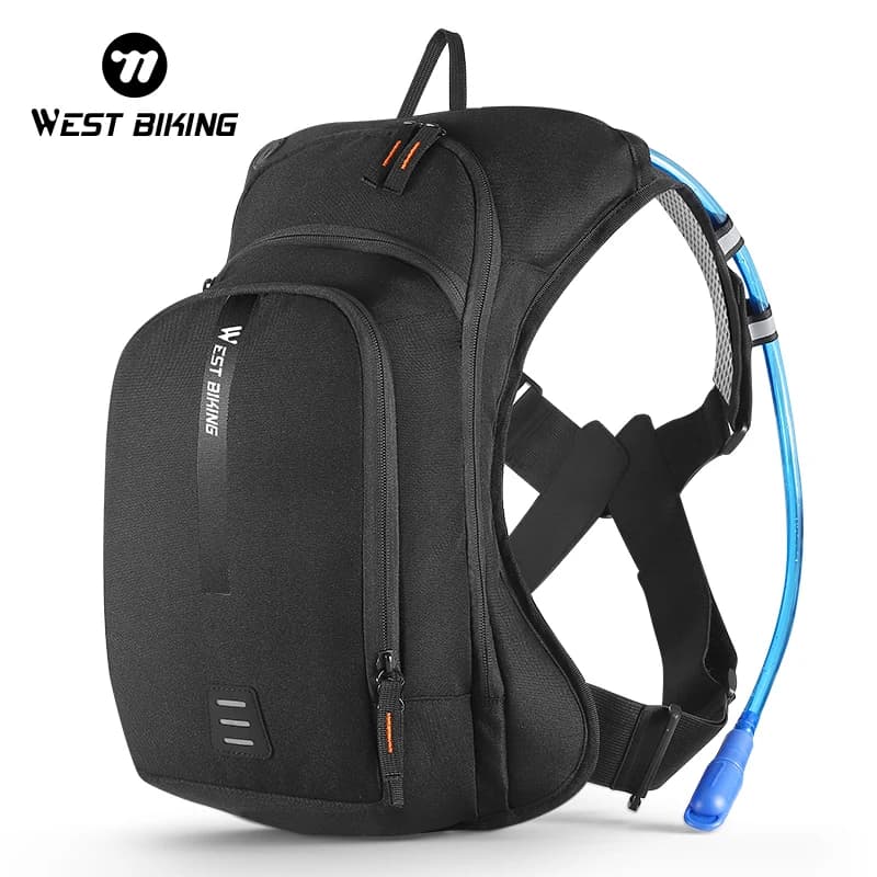 WEST BIKING 10L Cycling Hydration Backpack Ergonomic Cross Strap MTB Bicycle Bag Mountaineering Hiking Climbing Sport Backpack