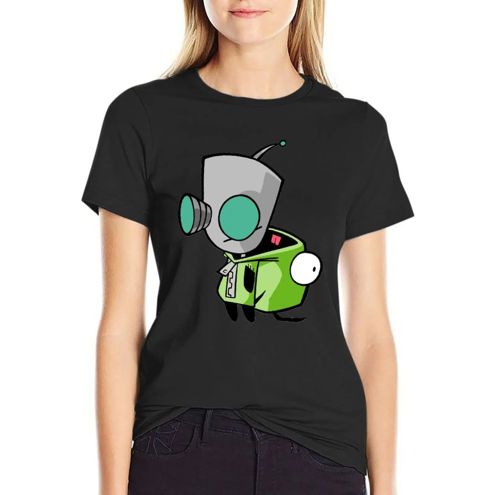 Gir Wearing Dog Suit ( Without Mask ) T-Shirt plus size tops Aesthetic clothing vintage clothes tight shirts for Women