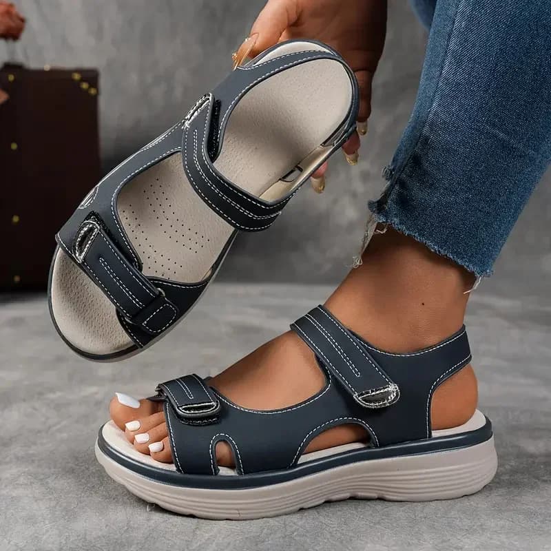 New Summer Casual Platform Sandals Women Comfortable Fashion Thick Sole Outdoor Sports Sandals Non Slip Wading Beach Shoes Women